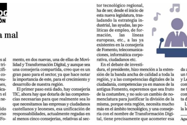 Nueva Consejería TIC en Castilla y León